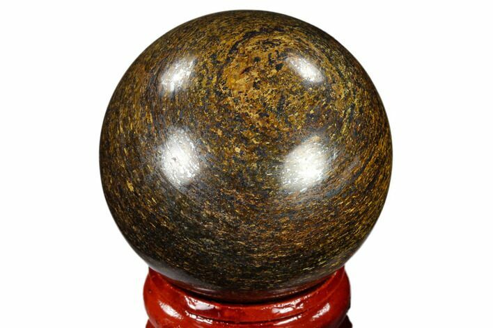 Polished Bronzite Sphere - Brazil #115975